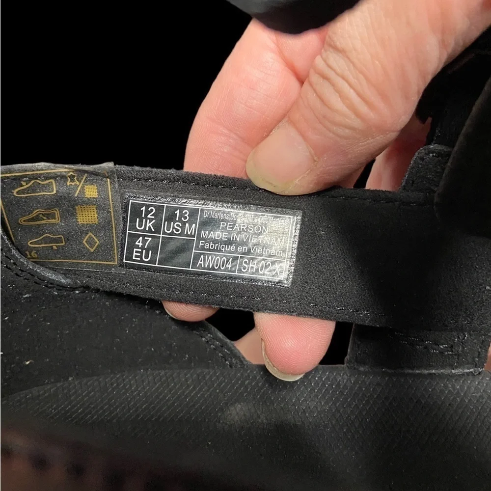 Dr. Martens Pearson Unisex Black Chunky Buckle Sandals NWT​ - Picture 5 of 11